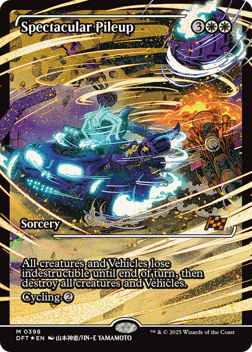 Spectacular Pileup (DFT-398) - Aetherdrift: (Showcase) Foil - for just $0.50! 