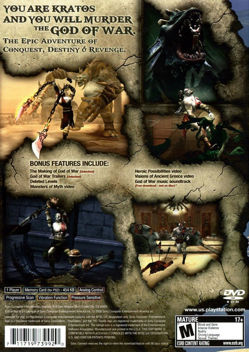 God of War – PlayStation 2 (PS2) - for just $0! 