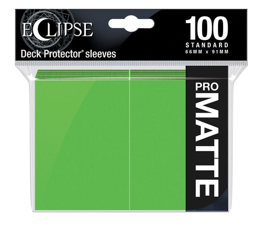 Ultra PRO: Standard 100ct PRO-Matte Sleeves - Eclipse (Lime Green) - Just $0! Shop now at Retro Gaming of Denver