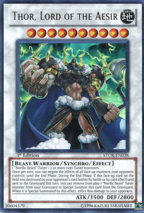 Thor, Lord of the Aesir [STOR-EN038] Ultra Rare - for just $0.55! 