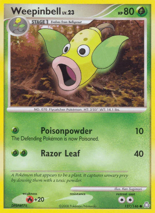 Weepinbell (127/146) [Diamond & Pearl: Legends Awakened] - for just $0.25! 