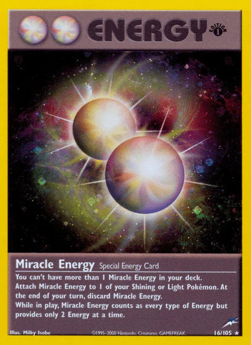 Miracle Energy (16/105) [Neo Destiny 1st Edition] - for just $27.60! 