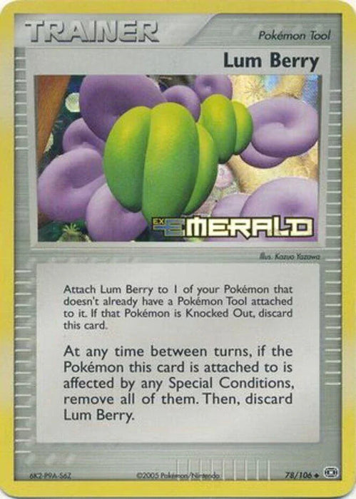 Lum Berry (78/106) (Stamped) [EX: Emerald] - for just $3! 