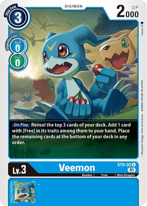 Veemon [ST9-02] [Starter Deck: Ultimate Ancient Dragon] - Just $0.20! Shop now at Retro Gaming of Denver