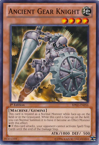 Ancient Gear Knight [BP02-EN056] Mosaic Rare - for just $0.15! 