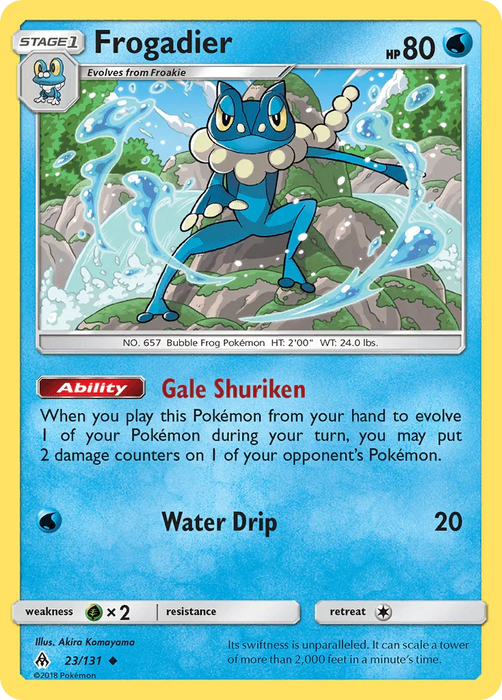 Frogadier (23/131) [Sun & Moon: Forbidden Light] - for just $0.20! 