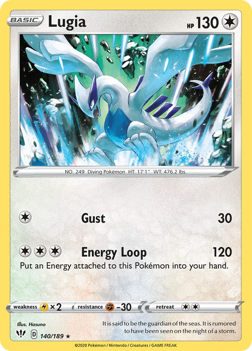 Lugia (140/189) [Sword & Shield: Darkness Ablaze] - for just $0.20! 
