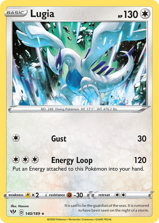 Lugia (140/189) [Sword & Shield: Darkness Ablaze] - for just $0.20! 
