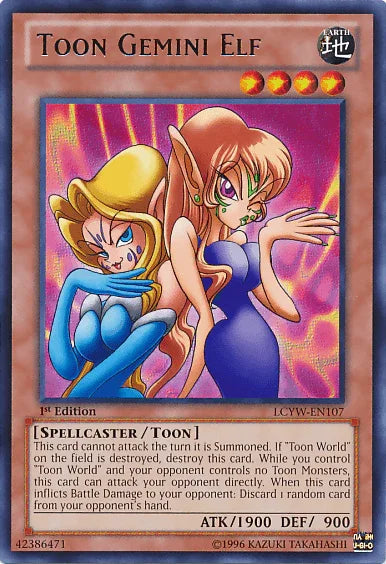Toon Gemini Elf [LCYW-EN107] Rare - for just $0.30! 