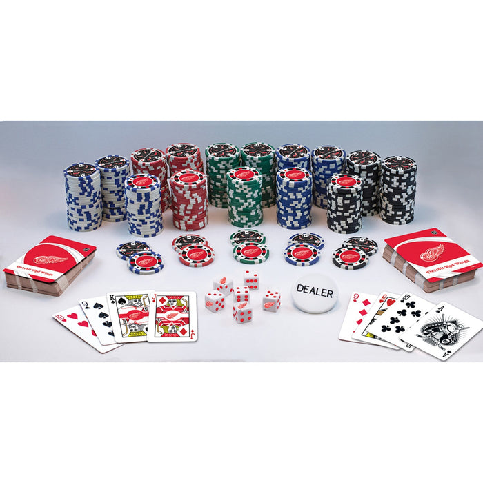 Detroit Red Wings 300 Piece Poker Set - Just $124.99! Shop now at Retro Gaming of Denver