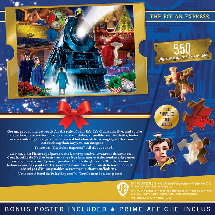 The Polar Express - Ride 550 Piece Glitter Jigsaw Puzzle - Just $14.99! Shop now at Retro Gaming of Denver