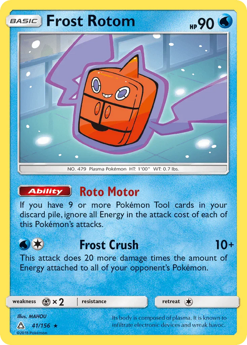Frost Rotom (41/156) [Sun & Moon: Ultra Prism] - for just $0.70! 