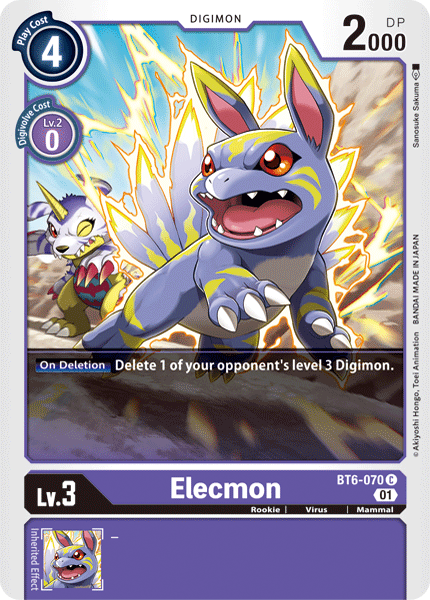 Elecmon [BT6-070] [Double Diamond] - Just $0.09! Shop now at Retro Gaming of Denver