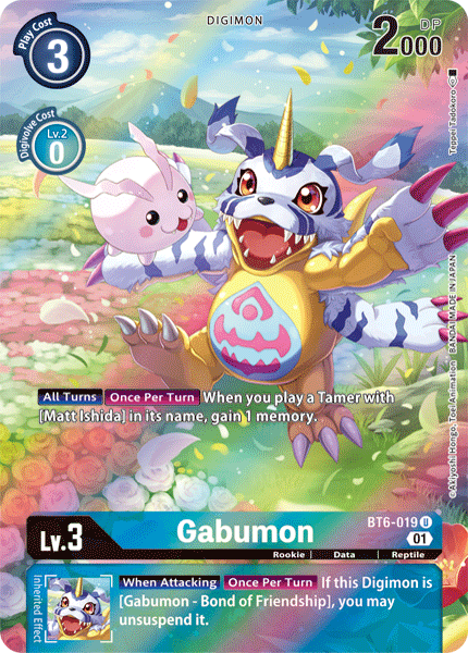 Gabumon [BT6-019] (Alternate Art) [Double Diamond] - Just $1.35! Shop now at Retro Gaming of Denver