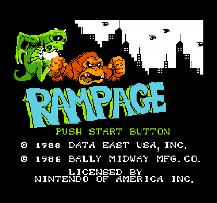 Rampage – Nintendo Entertainment System (NES) - for just $16.99! 