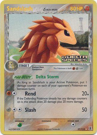 Sandslash (27/113) (Delta Species) (Stamped) [EX: Delta Species] - for just $15.50! 