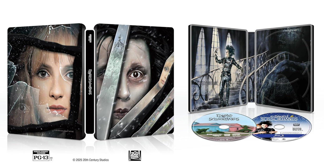 Edward Scissorhands - Limited Edition Steelbook (4K Ultra HD + Blu-ray + Digital) - for just $54.99! 
