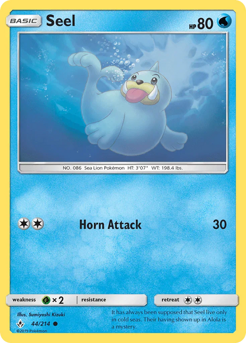 Seel (44/214) [Sun & Moon: Unbroken Bonds] - for just $0.10! 