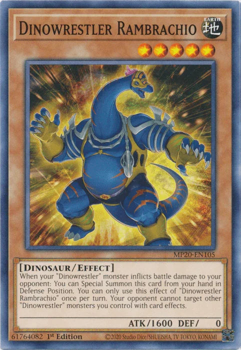 Dinowrestler Rambrachio [MP20-EN105] Common - for just $0.10! 