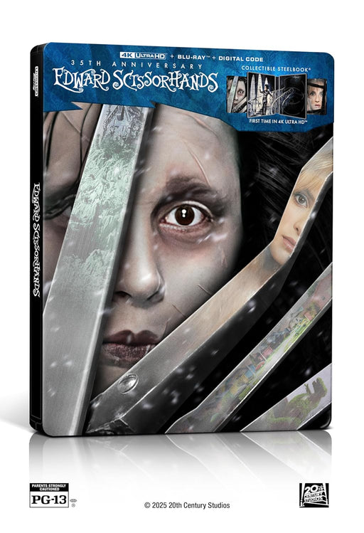 Edward Scissorhands - Limited Edition Steelbook (4K Ultra HD + Blu-ray + Digital) - for just $54.99! 
