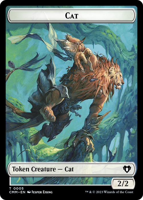 Cat Token (05) [Commander Masters Tokens] - Just $2.80! Shop now at Retro Gaming of Denver