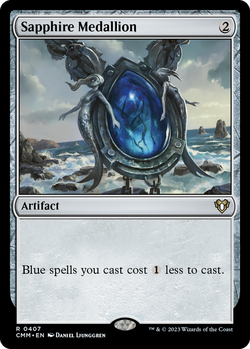 Sapphire Medallion (CMM-407) - Commander Masters - for just $1.98! 