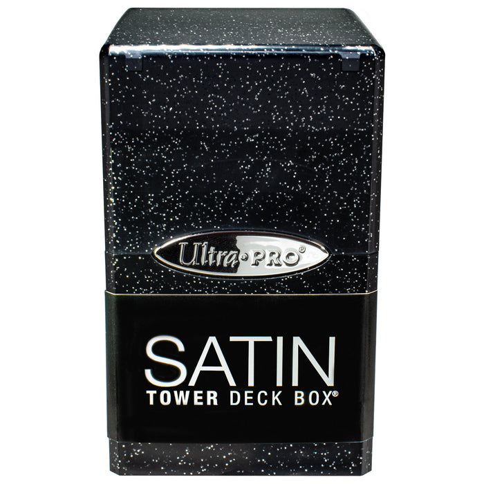 Ultra PRO: Satin Tower - Glitter Black - for just $0! 