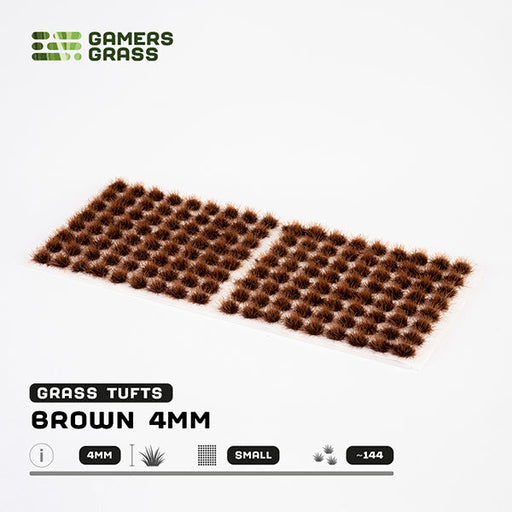 Gamers Grass Tufts: Brown 4mm- Small - for just $8.99! 