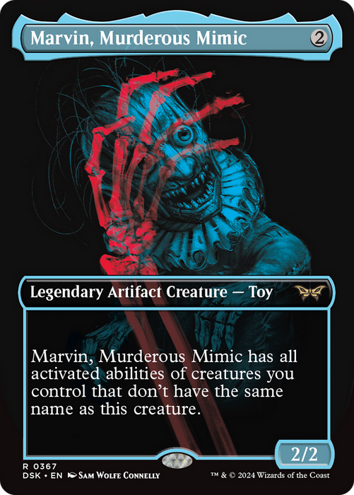 Marvin, Murderous Mimic (DSK-367) - Duskmourn: House of Horror (Borderless) Foil - for just $3.37! 