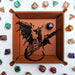 Spawn of Tiamat - D&D Vegan Leather Dice Rolling Tray - for just $19.99! 
