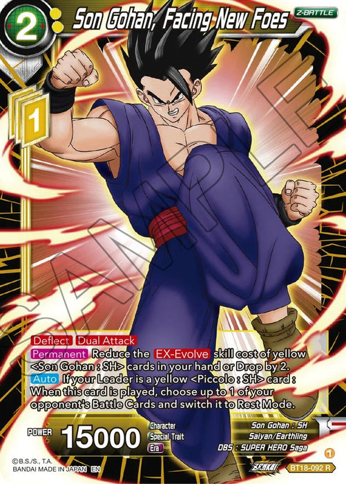 Son Gohan, Facing New Foes (BT18-092) [Dawn of the Z-Legends] - for just $0.10! 