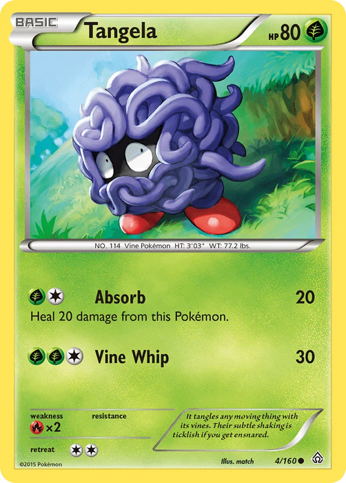 Tangela (4/160) [XY: Primal Clash] - for just $0.10! 