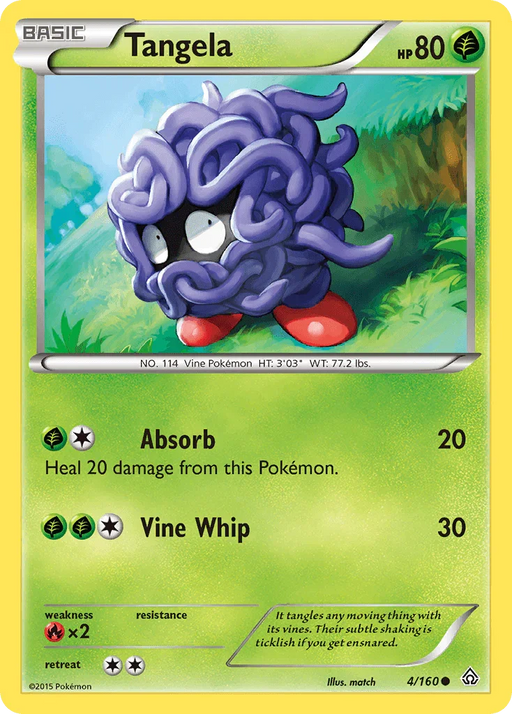 Tangela (4/160) [XY: Primal Clash] - for just $0.10! 