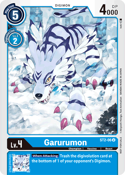 Garurumon [ST2-06] (Alternate Art) [Starter Deck: Cocytus Blue] - Just $0.09! Shop now at Retro Gaming of Denver