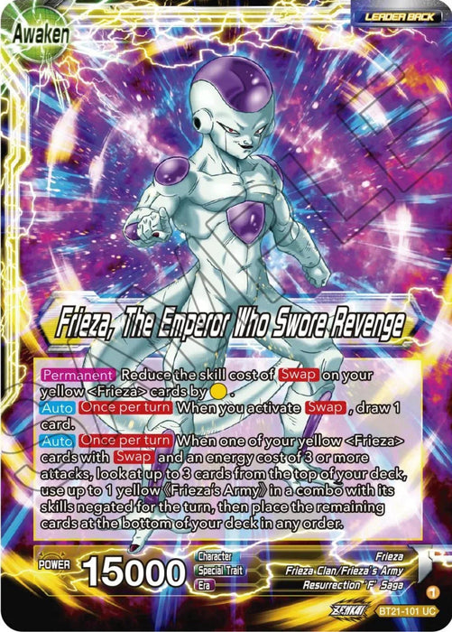 Frieza // Frieza, The Emperor Who Swore Revenge (BT21-101) [Wild Resurgence] - for just $0.10! 