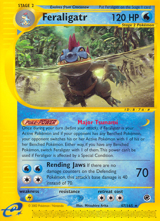 Feraligatr (47/165) [Expedition: Base Set] - Just $4.45! Shop now at Retro Gaming of Denver