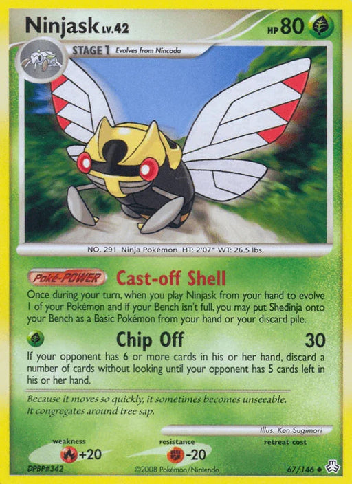 Ninjask (67/146) [Diamond & Pearl: Legends Awakened] - for just $0.30! 