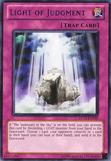 Light of Judgment (Purple) [DL12-EN020] Rare - for just $0.35! 