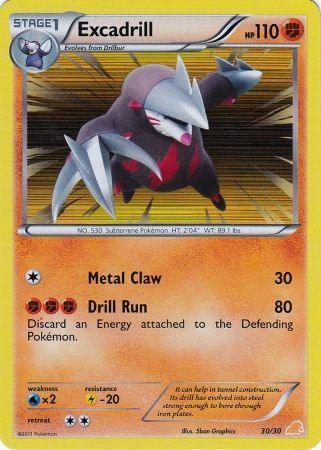 Excadrill (30/30) [Black & White: Trainer Kit - Excadrill] - for just $0.20! 
