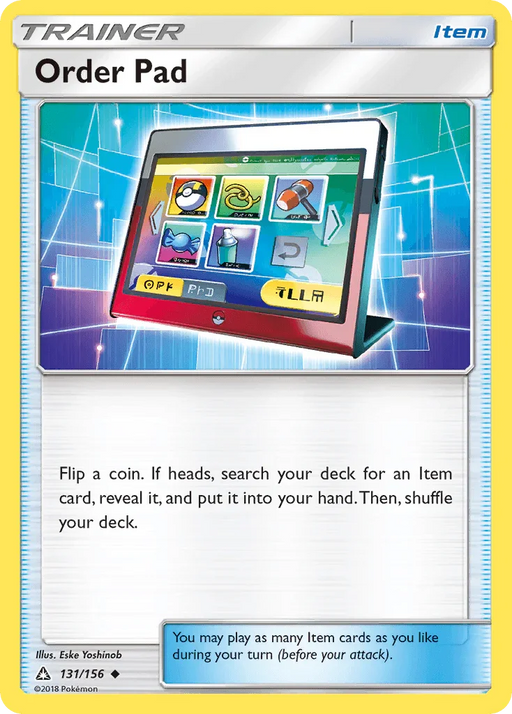 Order Pad (131/156) [Sun & Moon: Ultra Prism] - for just $0.10! 