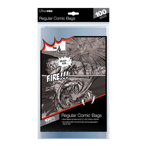 Ultra PRO: Comic Bags - Regular Size (7-1/8" X 10-1/2" / 100-Pack) - for just $0! 