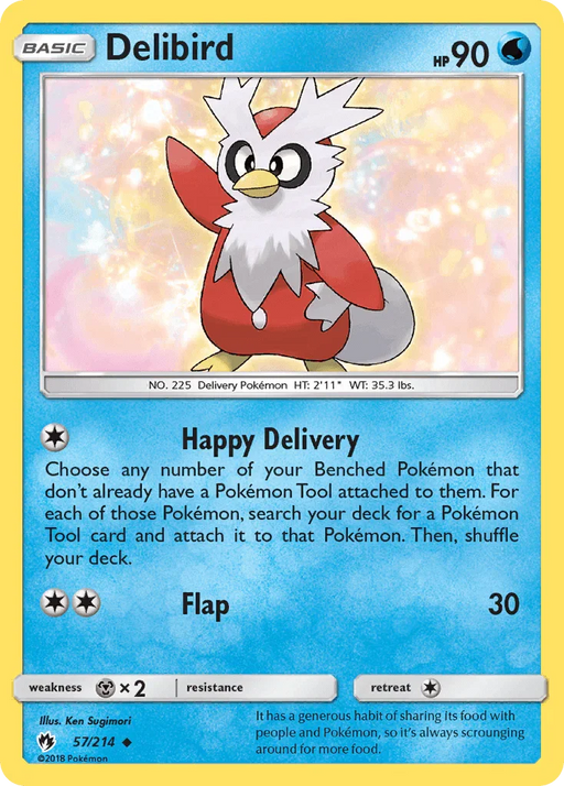 Delibird (57/214) [Sun & Moon: Lost Thunder] - for just $0.15! 