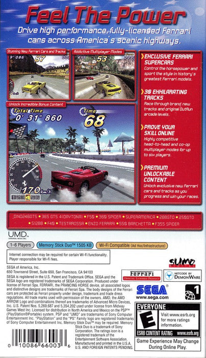 OutRun 2006 Coast 2 Coast – PlayStation Portable (PSP) - for just $44.99! 