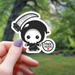 Free Hug Grim Reaper Kawaii Sticker - 3" - for just $3.50! 