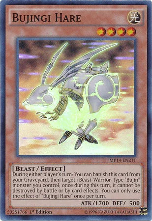 Bujingi Hare [MP14-EN211] Super Rare - for just $1.30! 