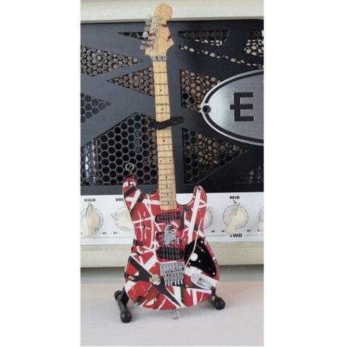 Eddie Van Halen Frankenstein Red & White Mini Guitar Replica Collectible - for just $38.92! 