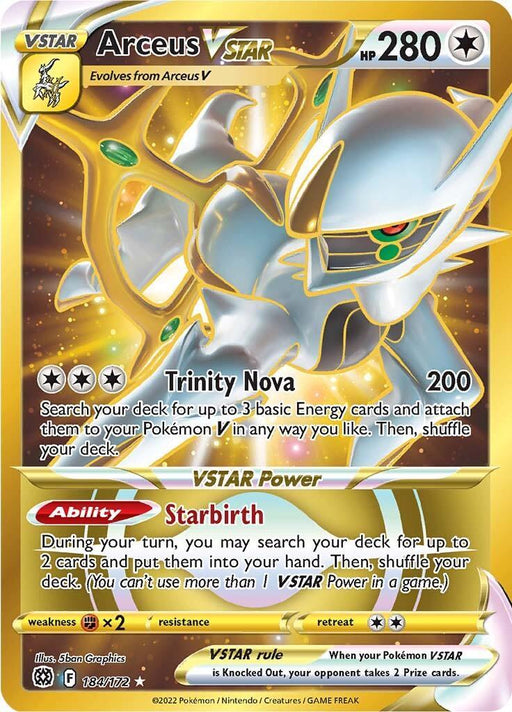 Arceus VSTAR (184/172) [Sword & Shield: Brilliant Stars] - for just $7.10! 