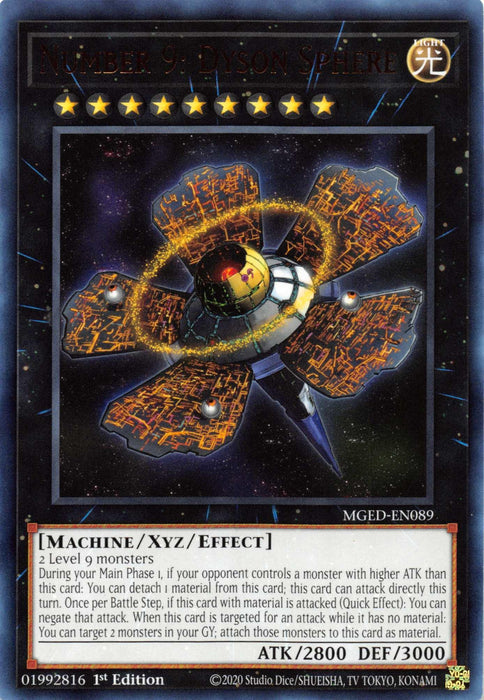 Number 9: Dyson Sphere [MGED-EN089] Rare - for just $0.10! 