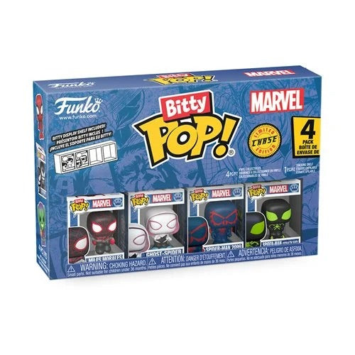Funko Bitty Pop! Spider-Man Mini-Figure 4-Pack - Select Figure(s) - for just $14.98! 