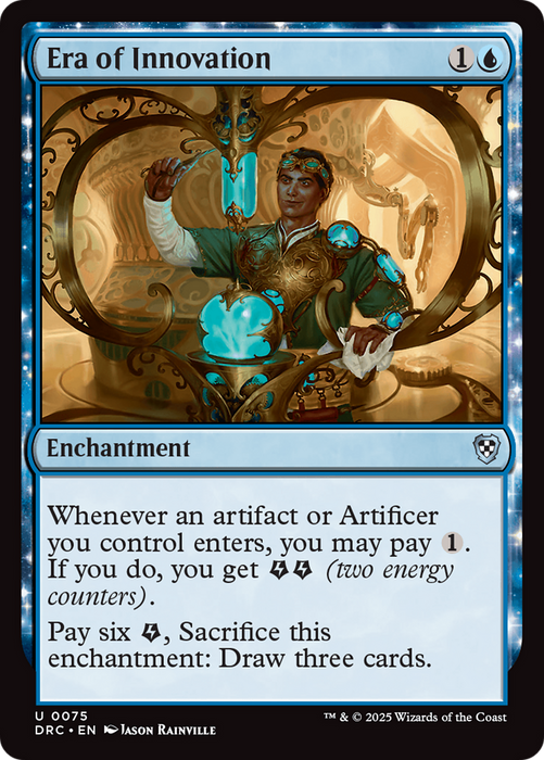 Era of Innovation (DRC-075) - Commander: Aetherdrift: (enchantment) - for just $0.06! 